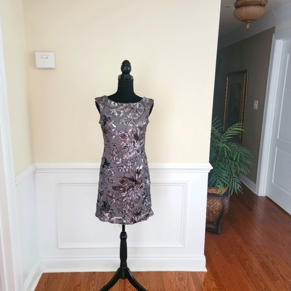 New - White House Black Market Sequin Cocktail Dress - Picture 6 of 12